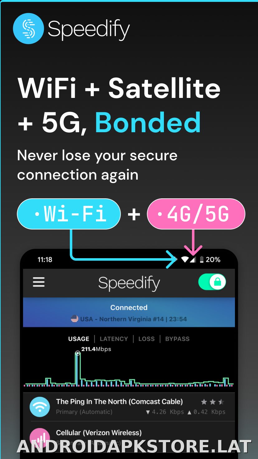 Speedify скриншот 1